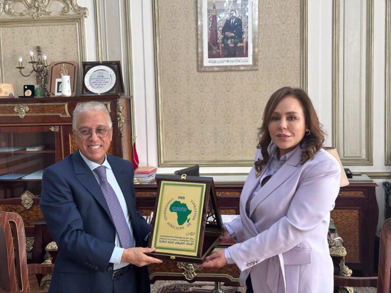 Visite de la présidente de la CAVB à son excellence Mohamed Ait Wali Ambassadeur de sa majesté le Roi auprès de l’Egypte
