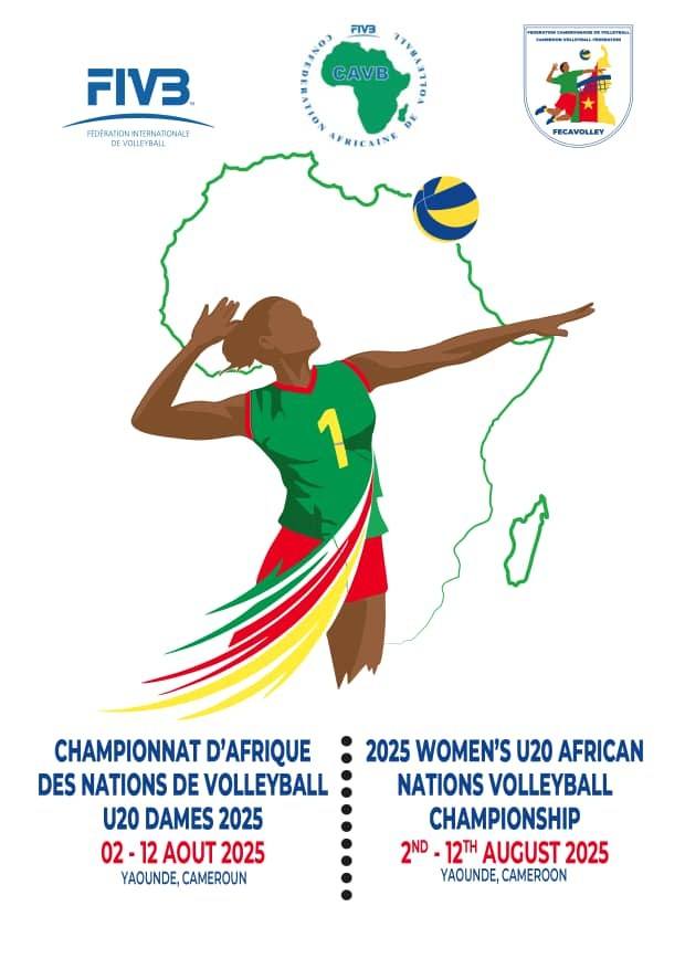 CHAN Volleyball U-20 Women, 02-12 August 2025, Yaounde, Cameroon.