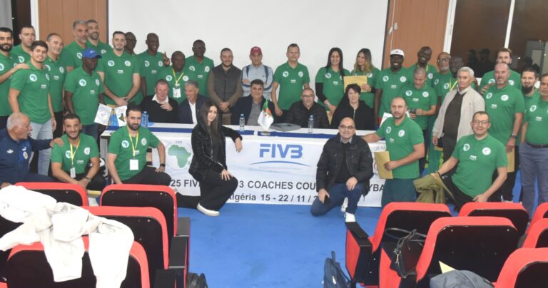 Alger a abrité le stage d’entraîneurs FIVB de Niveau 3