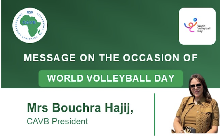 Journée mondiale du volleyball : la CAVB réaffirme son engagement pour le développement de la discipline en Afrique