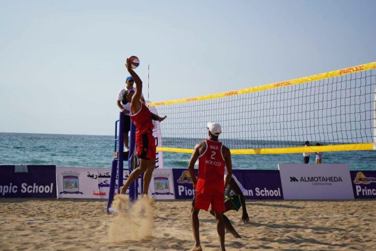 Championnat d’Afrique de beach-volley 2026 : une première journée intense sur le sable d’Alexandrie