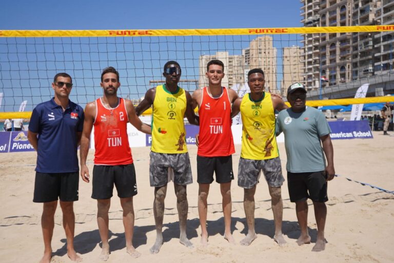 Championnat d’Afrique de beach-volley 2026 : la deuxième journée anime le sable d’Alexandrie